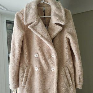 NWT Faux Shearling Coat